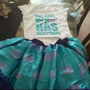 Disney Tutu Couture Ariel Little Mermaid