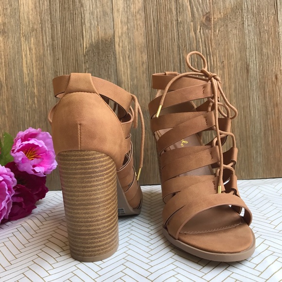 Strappy Lace Up Sandal - Picture 3 of 6