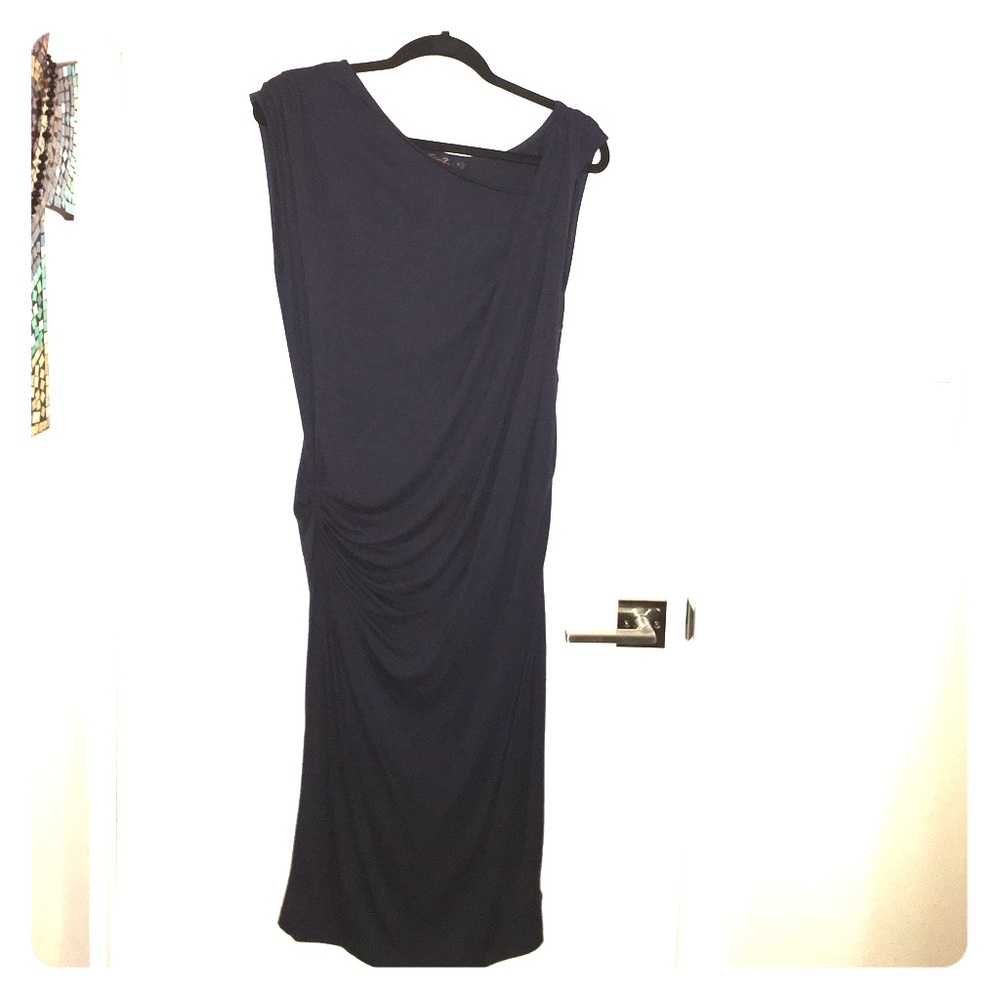 Navy Cotton Dress. Very soft.