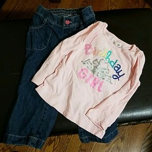 💥Closet CLOSING 💥Birthday girl outfit, size 2T