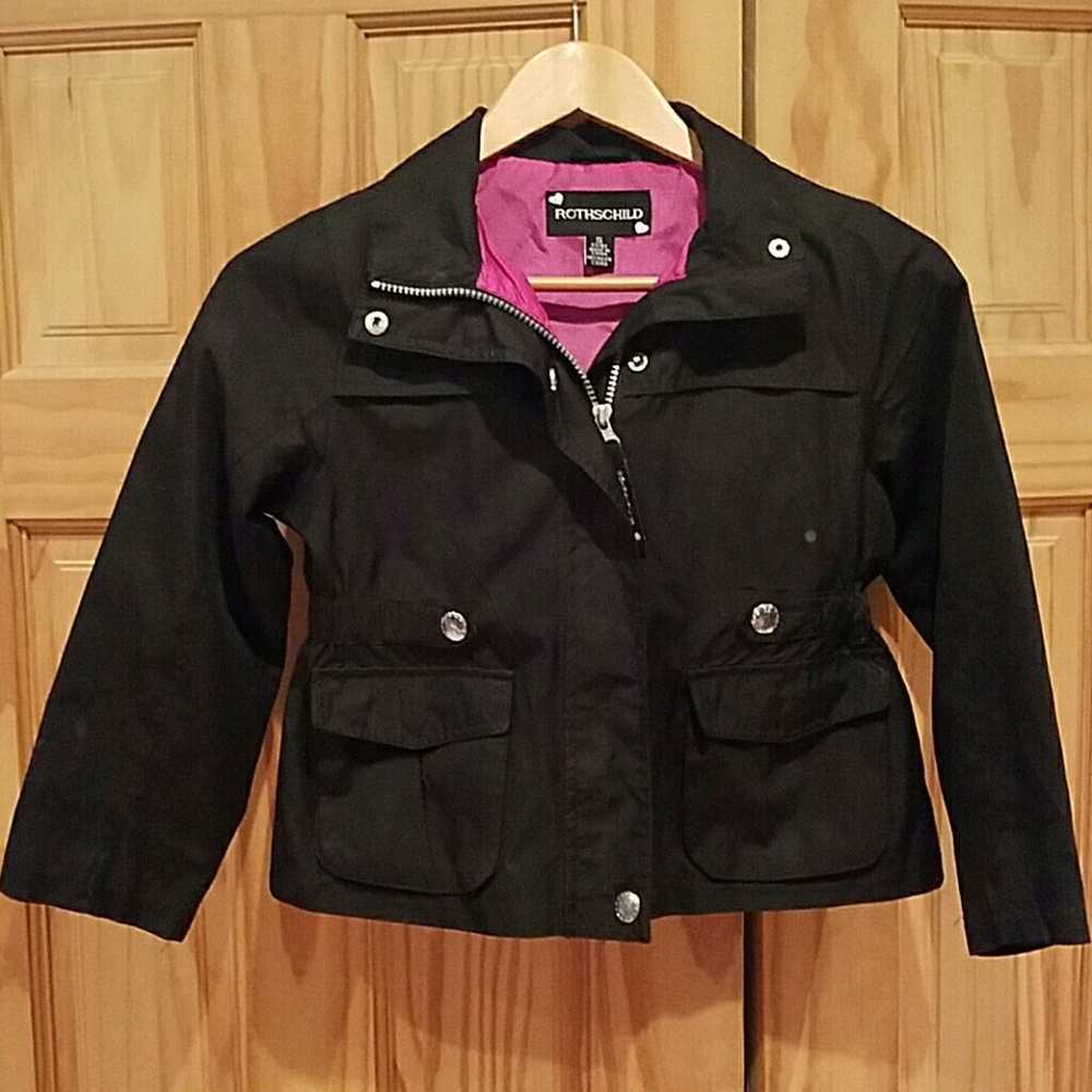 Girls raincoat with hood