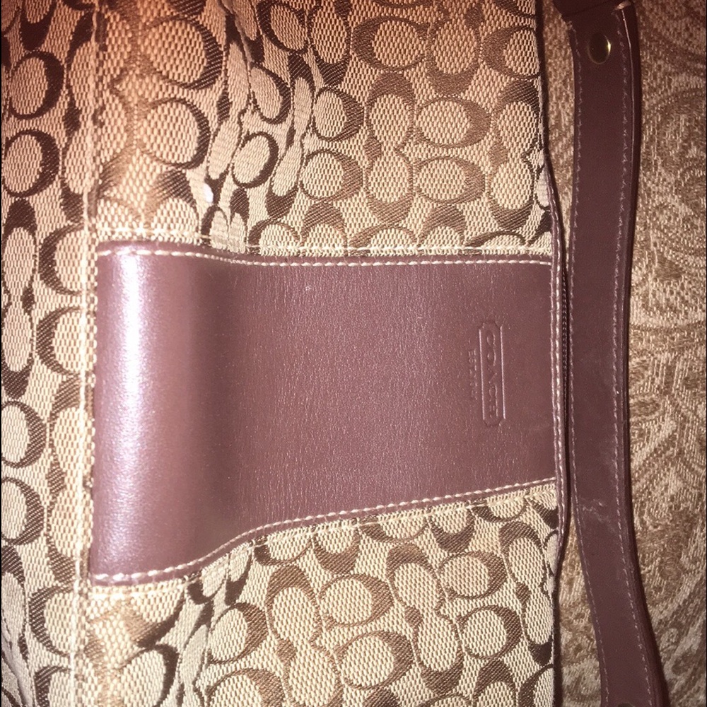 Coach hand bag