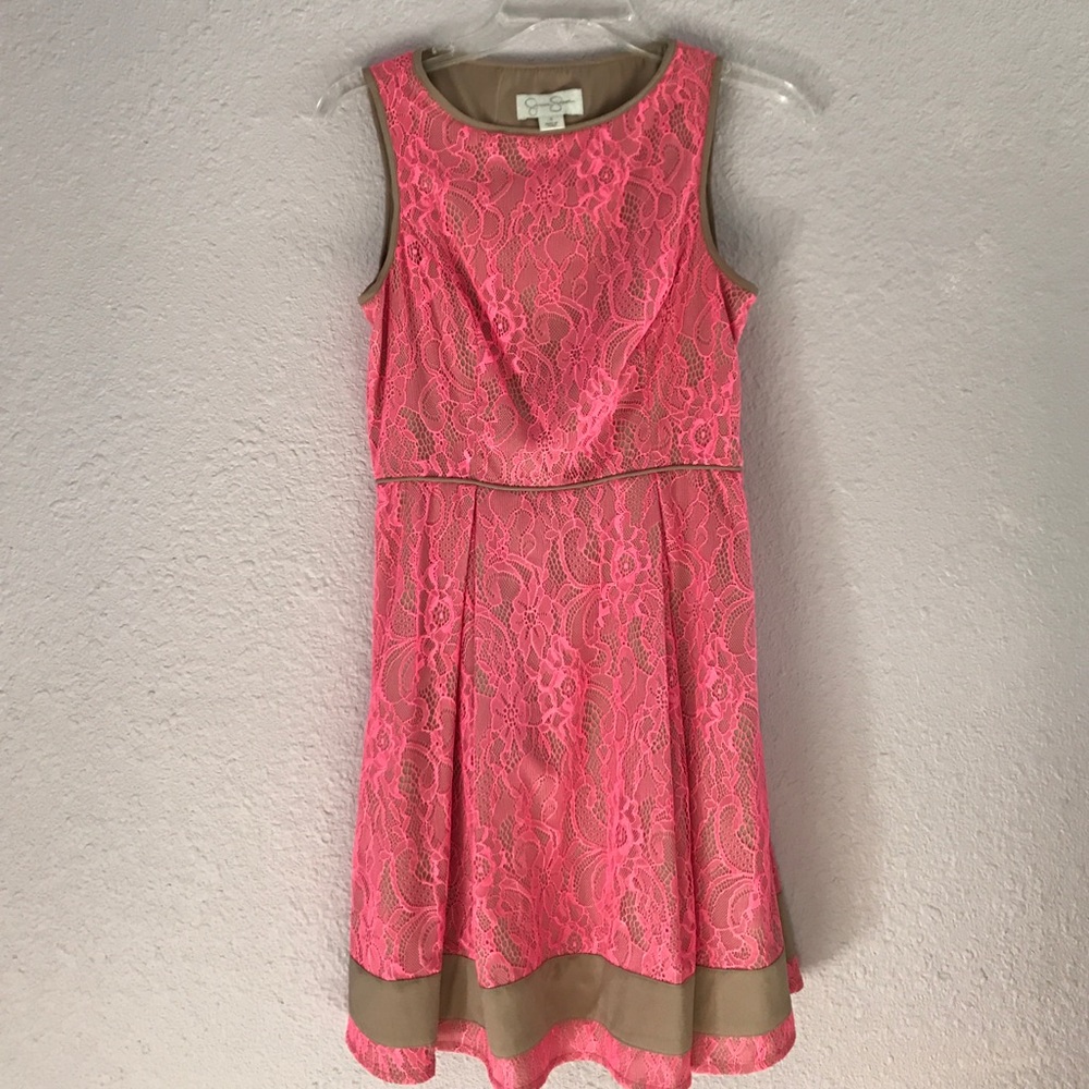 SOLD Jessica Simpson pink dress