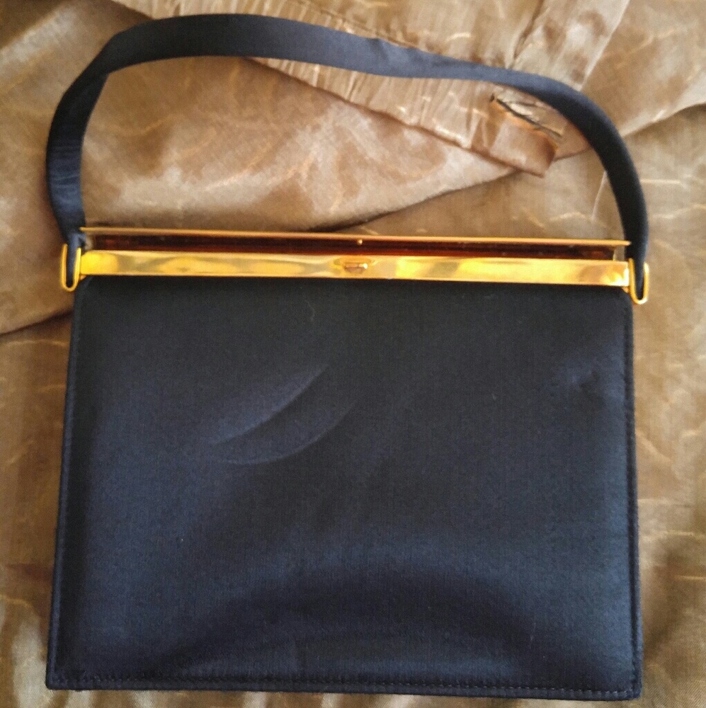Vintage Black Cocktail Purse