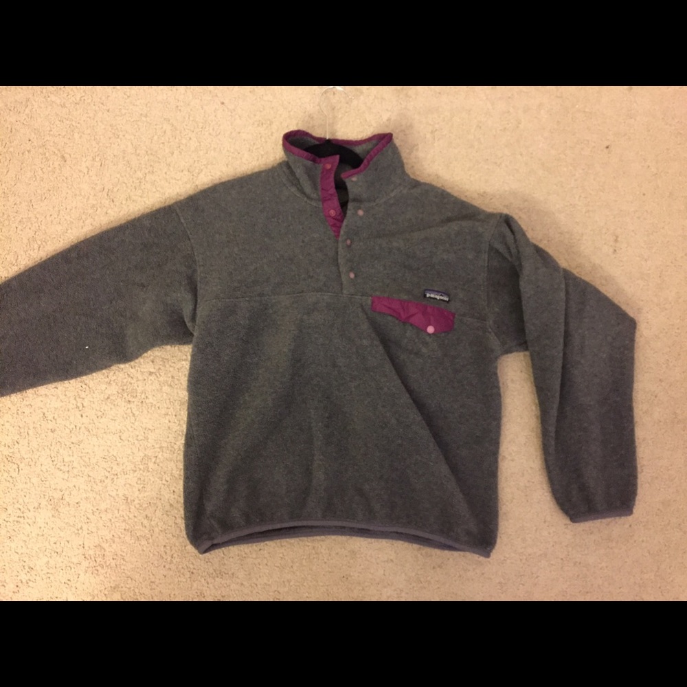 Gray Patagonia Re Tool Snap T Pullover Size Medium