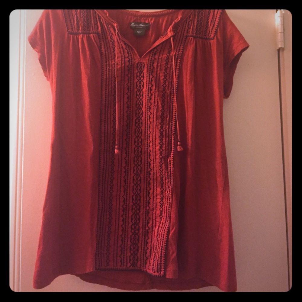 Eddie Bauer embroidered top