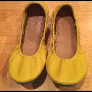 Tieks - mustard yellow