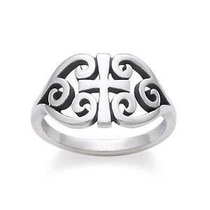 James Avery "scrolled cross"