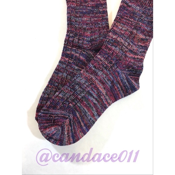 Lace Top Sock (Purple) - Picture 4 of 4