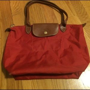 Longchamp Le Pliage Red Handbag