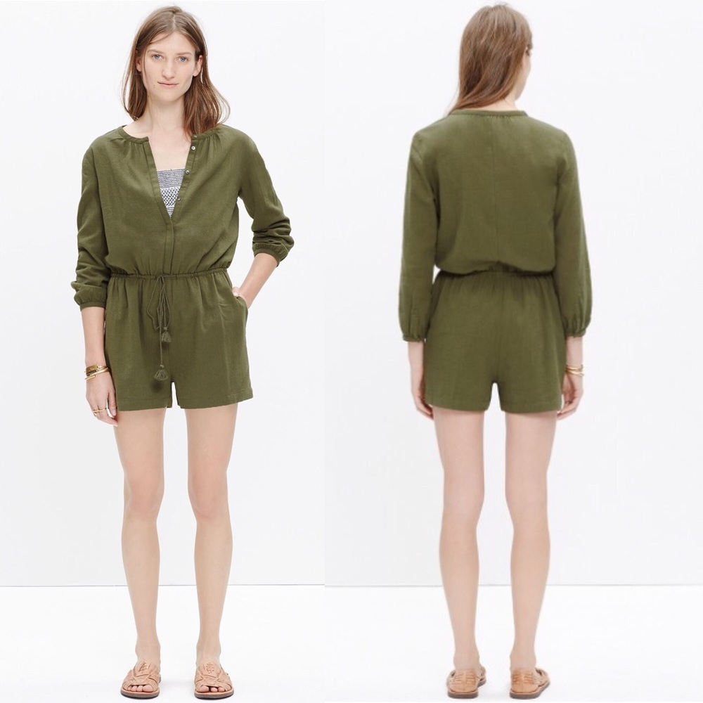 Madewell Mallorca Cotton Romper