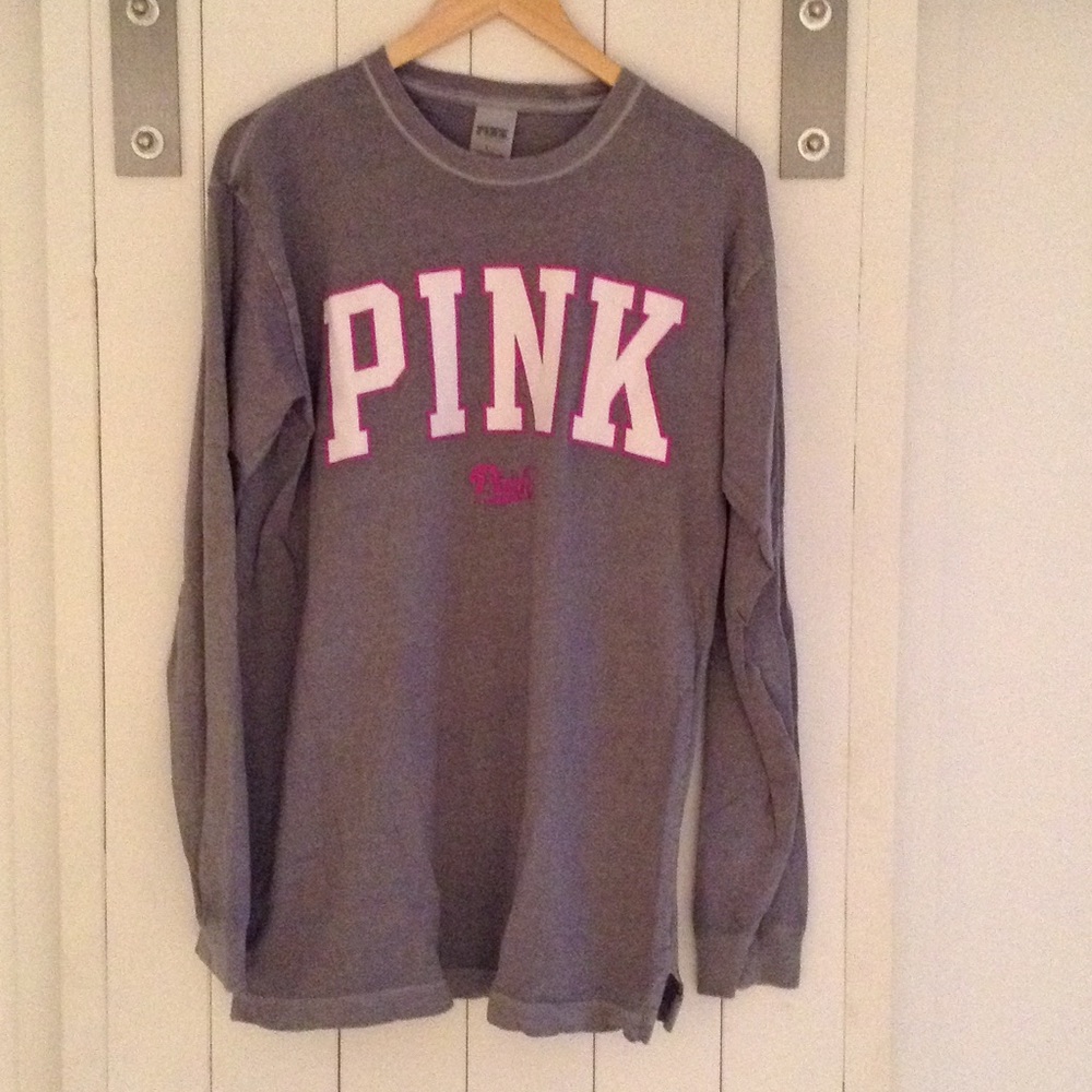 Pink long sleeve tee