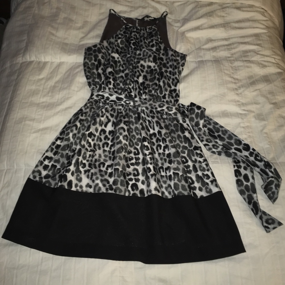 Animal print dress