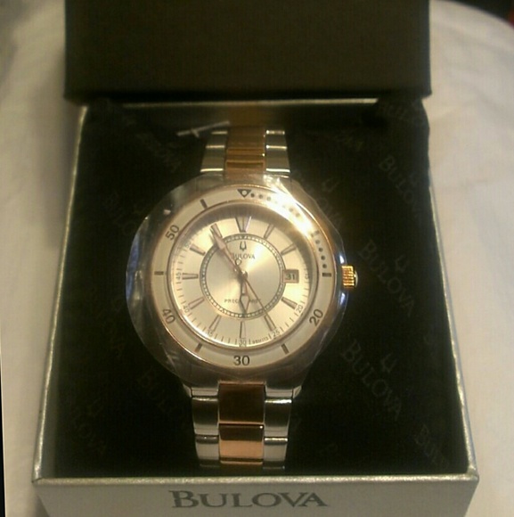 NWT Bulova two tone rose gold watch main image 4