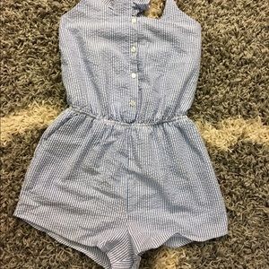 seersucker romper