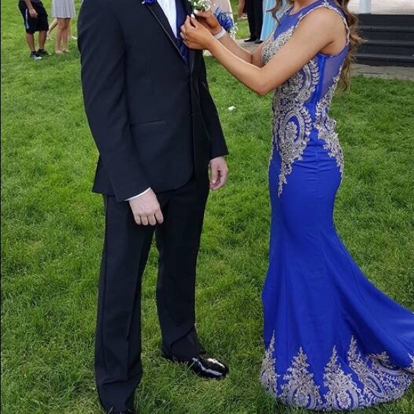 Royal blue prom dress - Picture 3 of 4