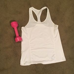 Under Armour white racerback tank
