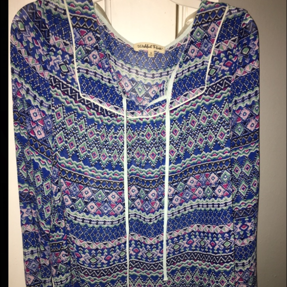 Long sleeve aztec shirt!