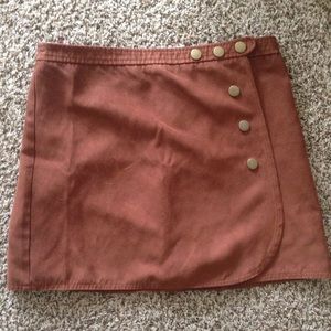 Pac Sun brown wrap skirt!