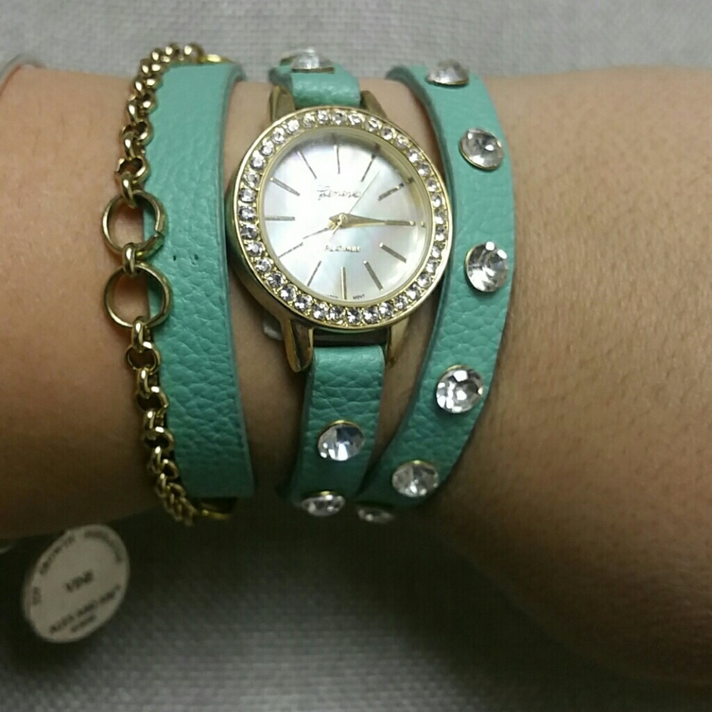 Mint wrap bracelet