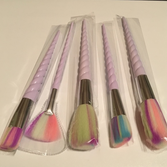 Other - Unicorn makeup brush set