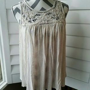 Red Camel Sleeveless Swing Top