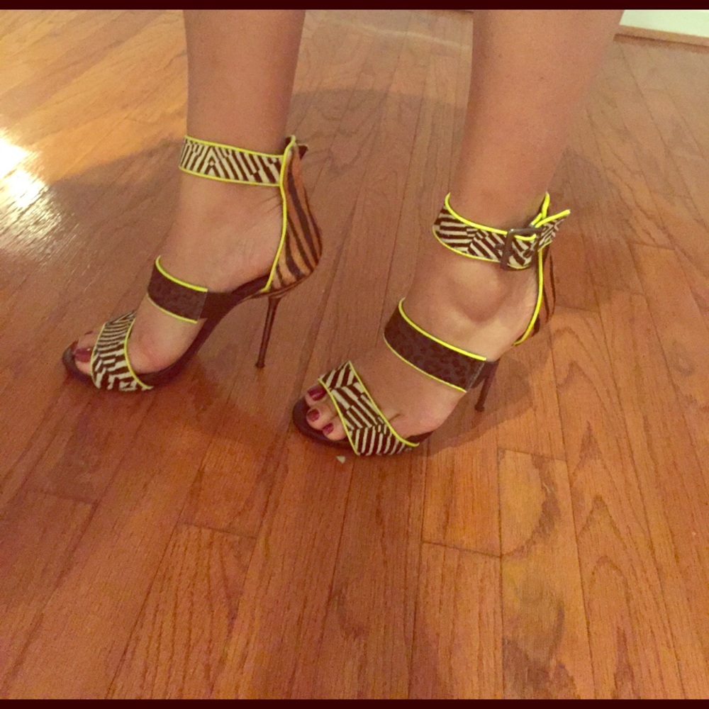 Steve Madden animal print stilettos