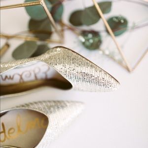 Sam Edelman Orella Gold 3" Pumps