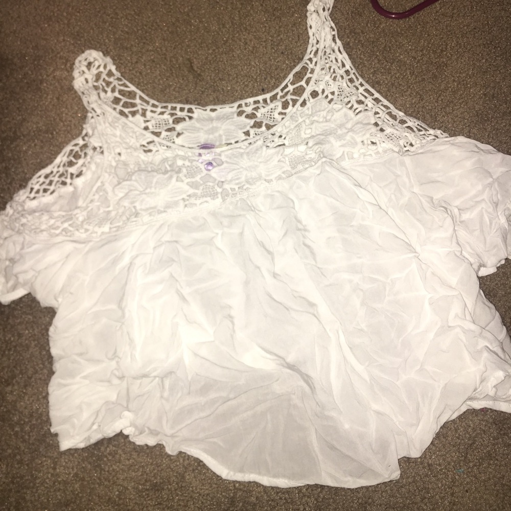 cut out at shoulders (not ironed lol)