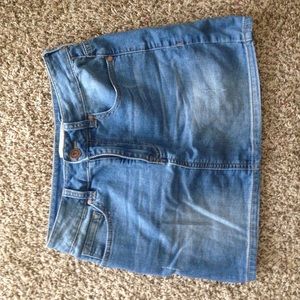 Pac Sun jean mini skirt!