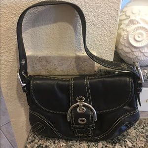 Small leather coach purse