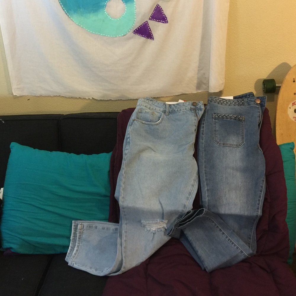 NTW boyfriend jeans and high rise skinny jeans 12