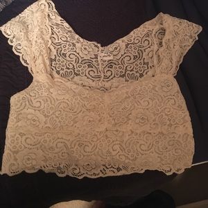 Lace crop top//bralette
