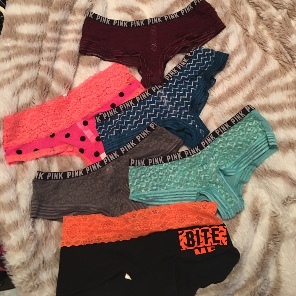 Set of 6 PINK Panties