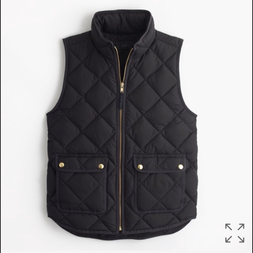J. Crew Excursion Quilted Down Vest