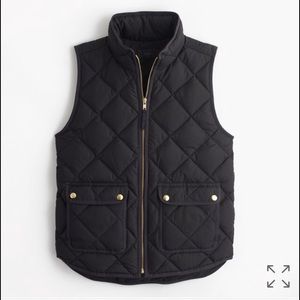 J. Crew Excursion Quilted Down Vest