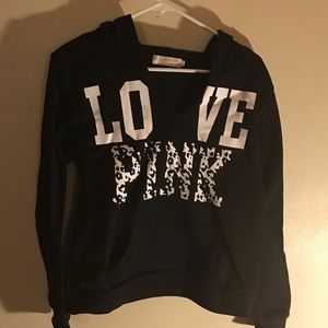 Love pink hoodie