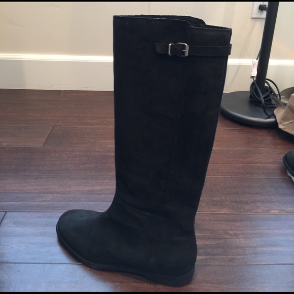J.Crew Langston Tall Boots Black Size 8.5 - Picture 3 of 4