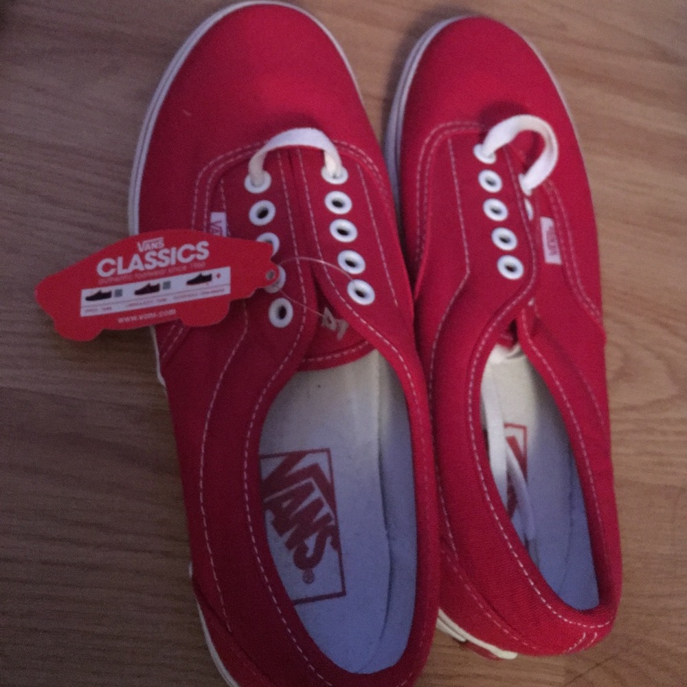 Vans red classics