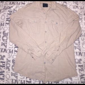 Men's Calvin Klein Linen Button-up