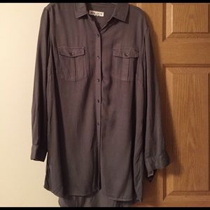 NWT Ava & Viv Long Sleeve Button Down Shirt 1XL
