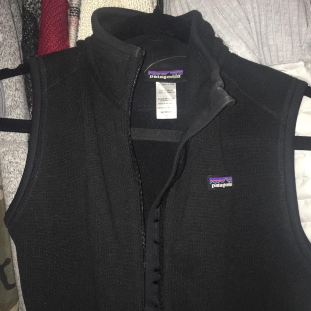 Patagonia black vest women's