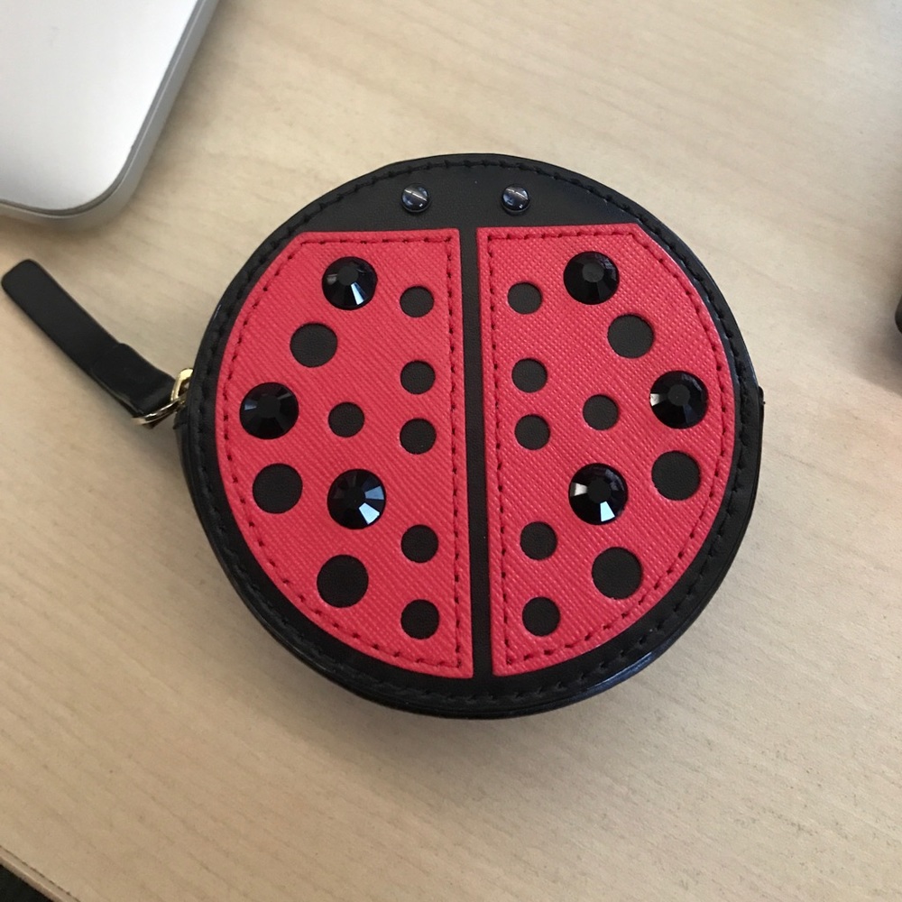 Kate spade ladybug coin purse (used)