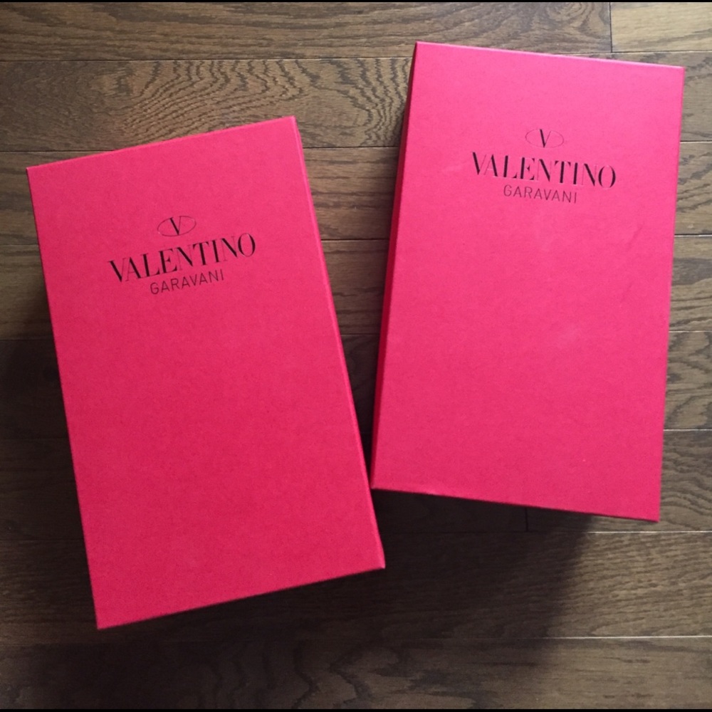 Valentino shoe boxes
