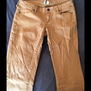 Mustard jeans