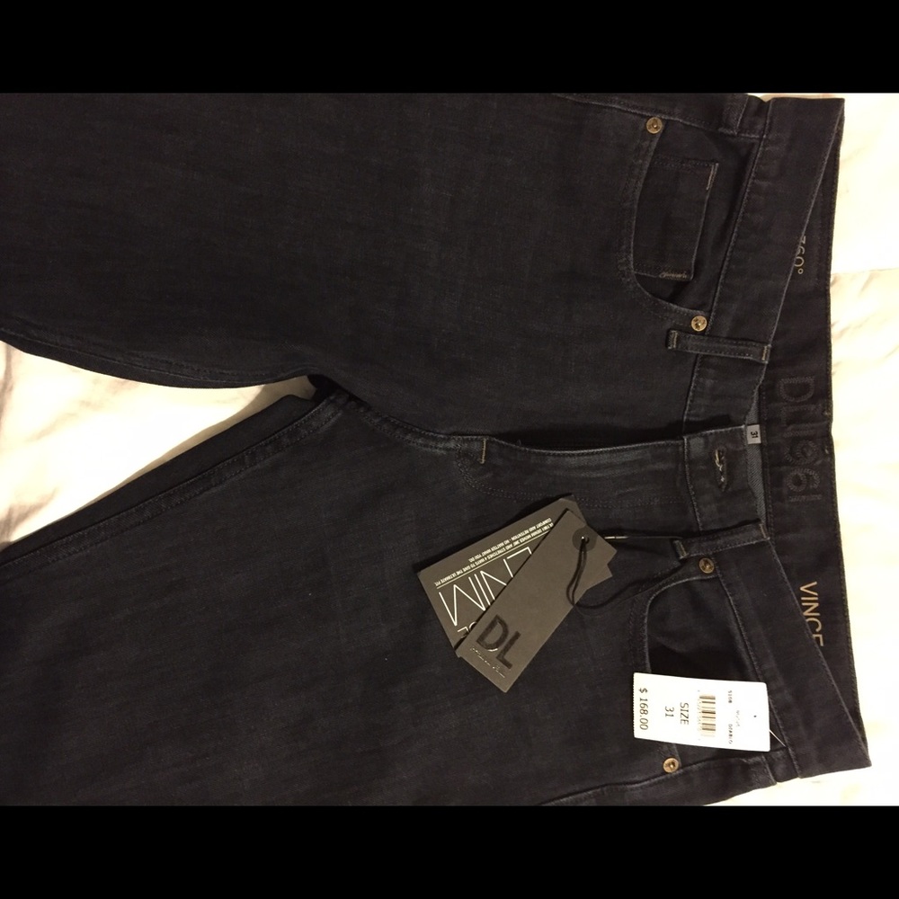 NWT DL1961 men's Vince casual straight-diablo wash