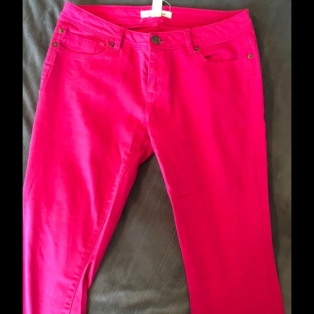 Pink jeans
