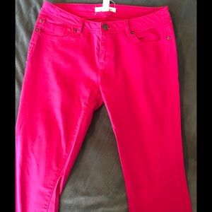 Pink jeans