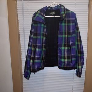 NWOT Lauren Ralph Lauren Active Plaid Windbreaker