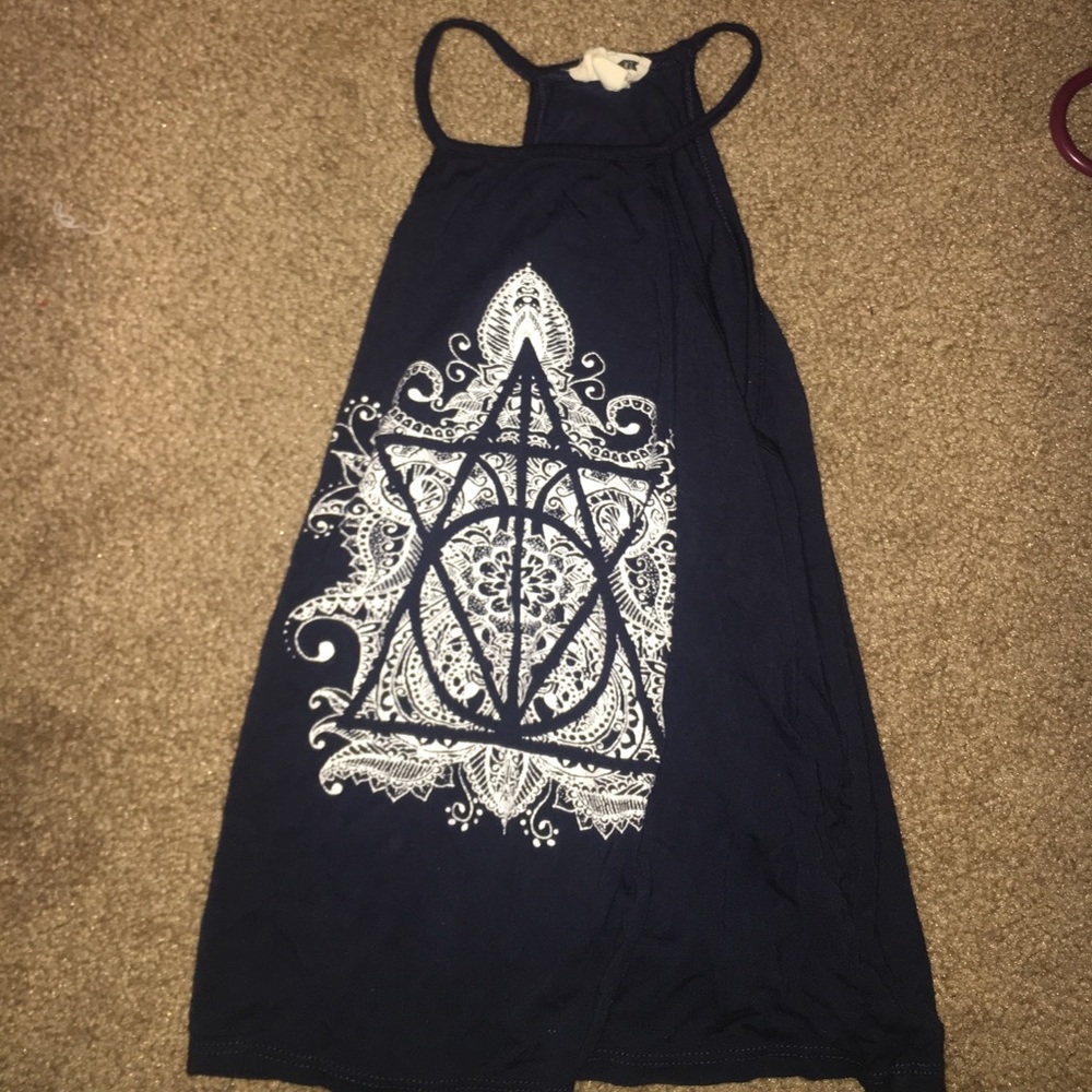 navy blue halter